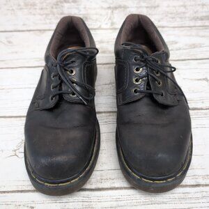 Vintage Dr Martens Dark Brown Leather Lace Up Oxford Shoes Men Size 9